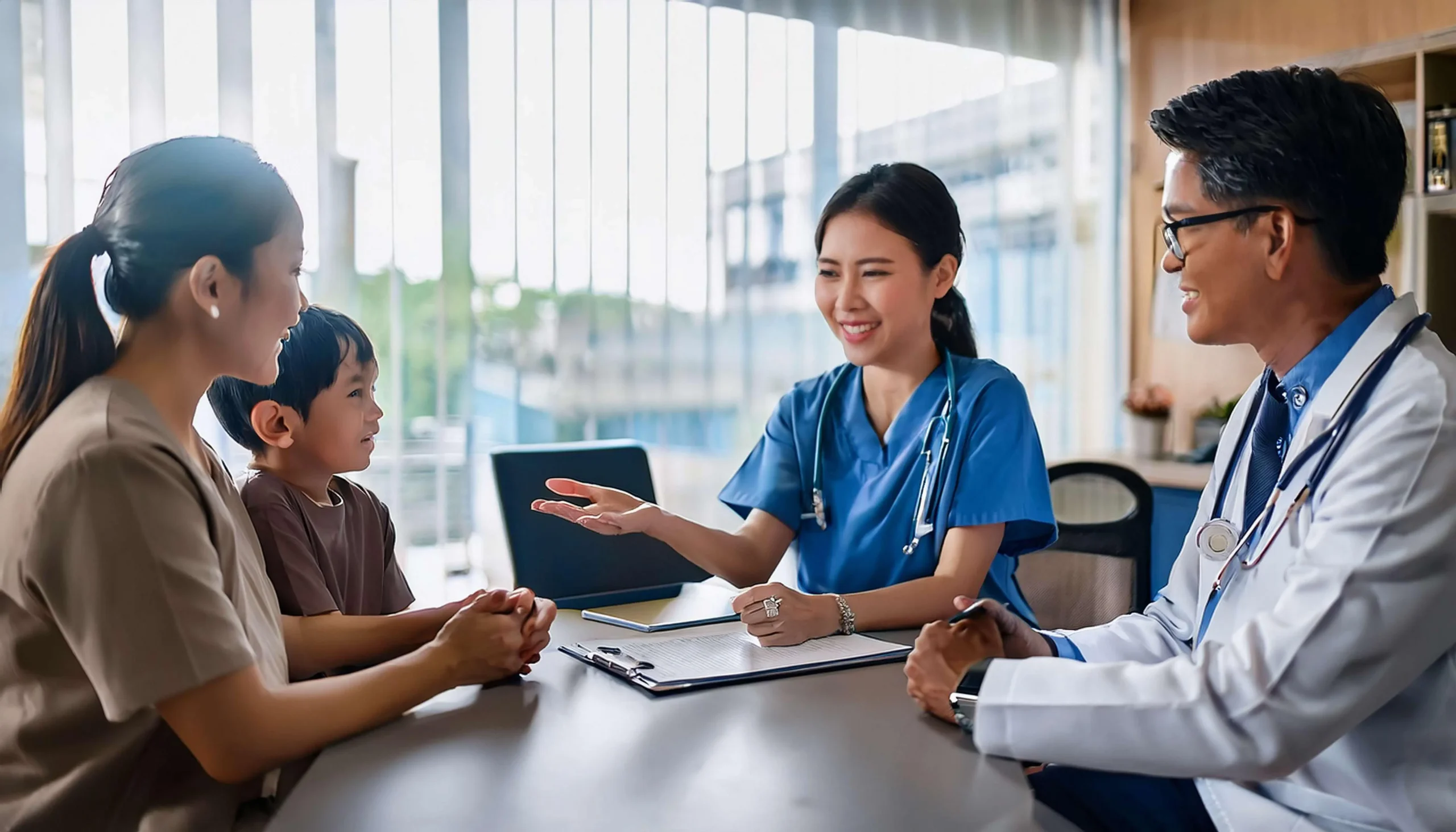 orang tua dan dokter khitan cibubur