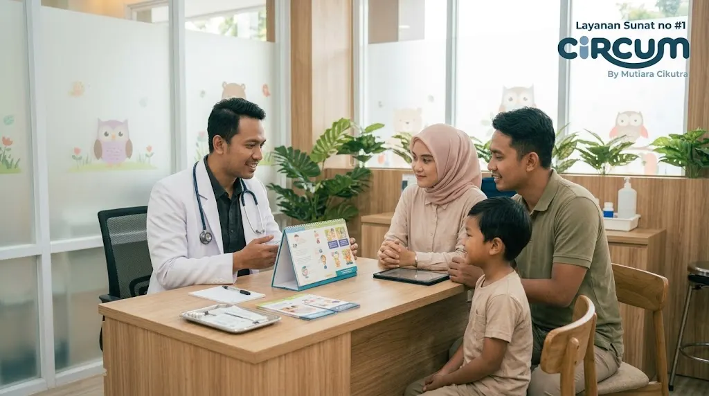 tahapan konsultasi metode sunat cibubur pra tindakan dokter