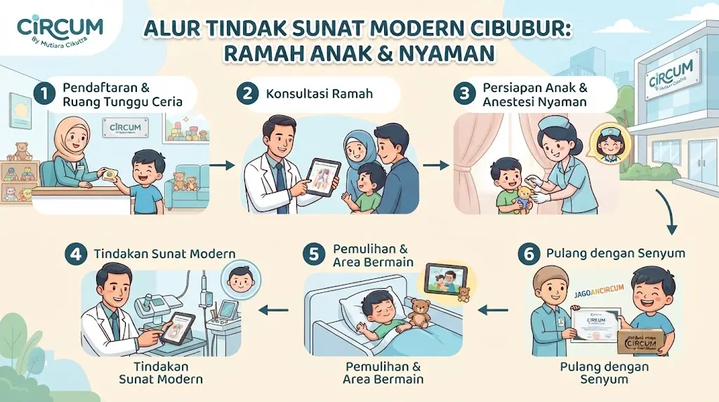 alur tindakan sunat modern cibubur ramah anak dan nyaman