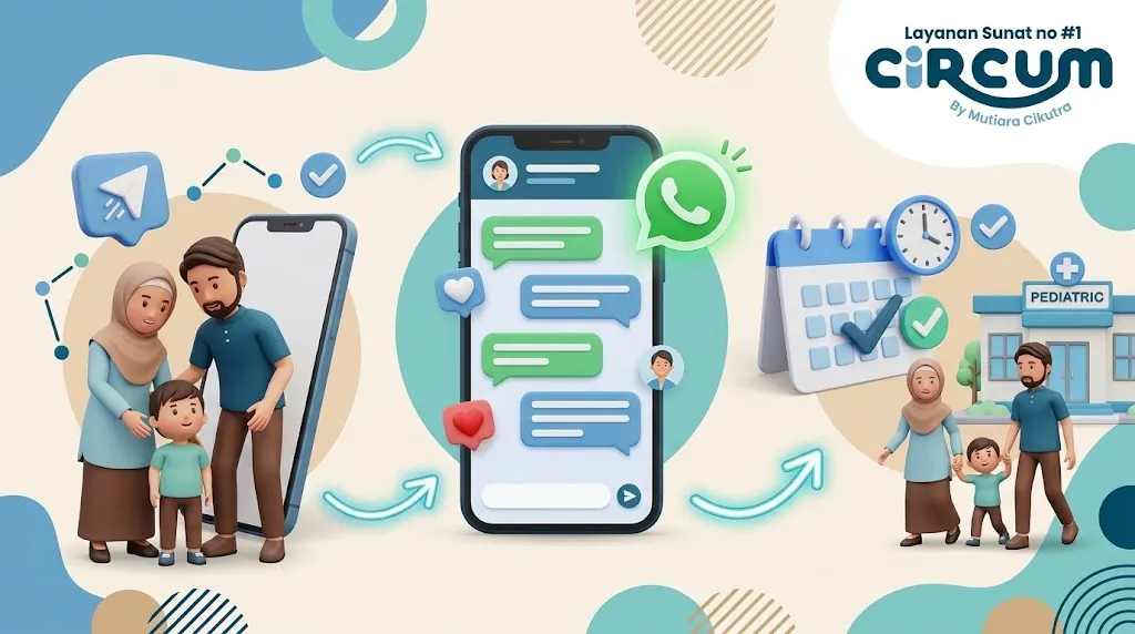 alur konsultasi whatsapp circum cibubur praktis dan cepat