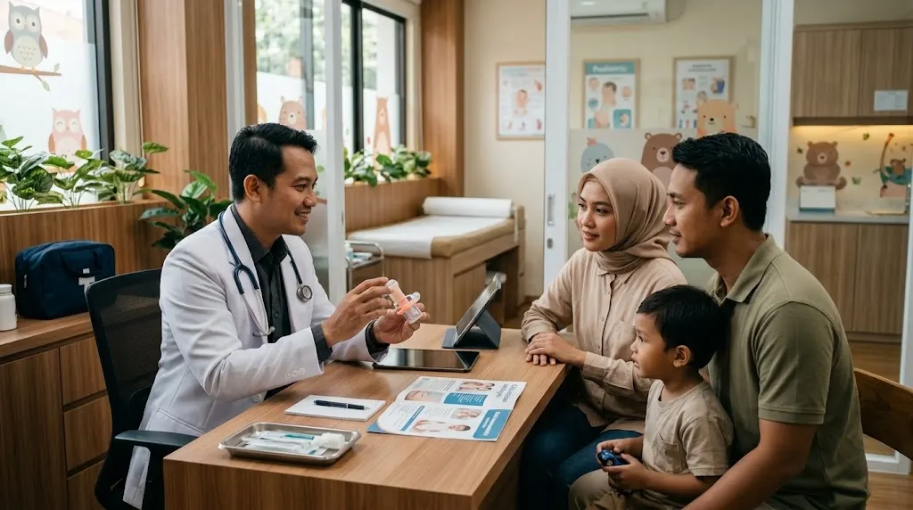Konsultasi paket sunat anak Cibubur dengan tenaga medis