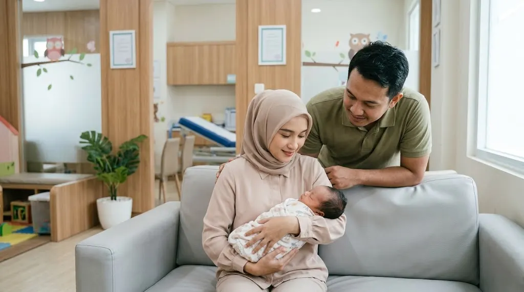 Keluarga puas dengan biaya sunat bayi cibubur yang transparan