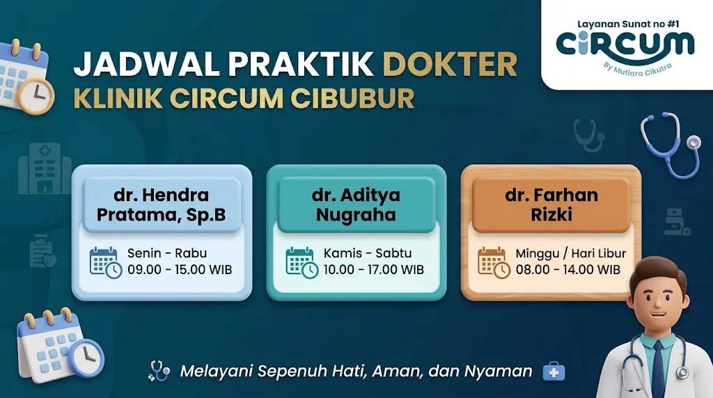 jadwal dokter sunat circum cibubur bersertifikat resmi