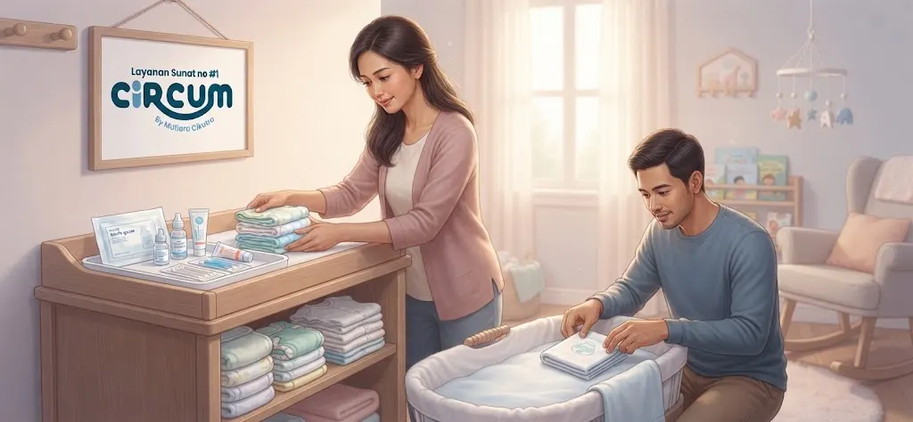 Persiapan orang tua untuk layanan sunat bayi di Cibubur